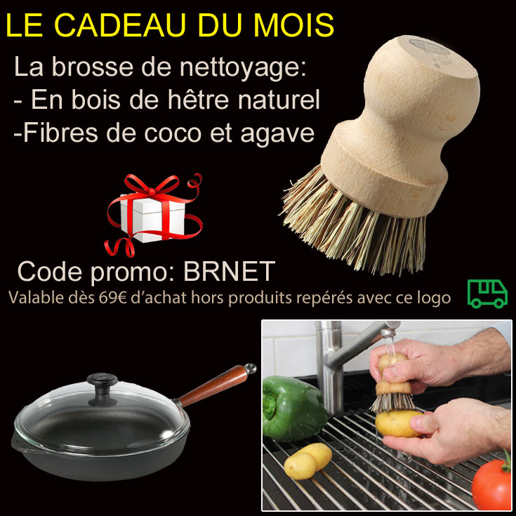 Brosse de nettoyage offerte