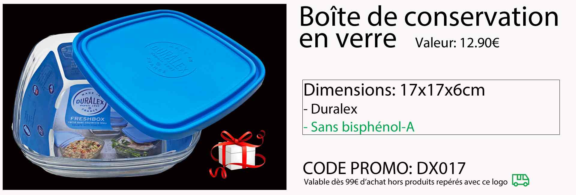 Bocal verre Pyrex