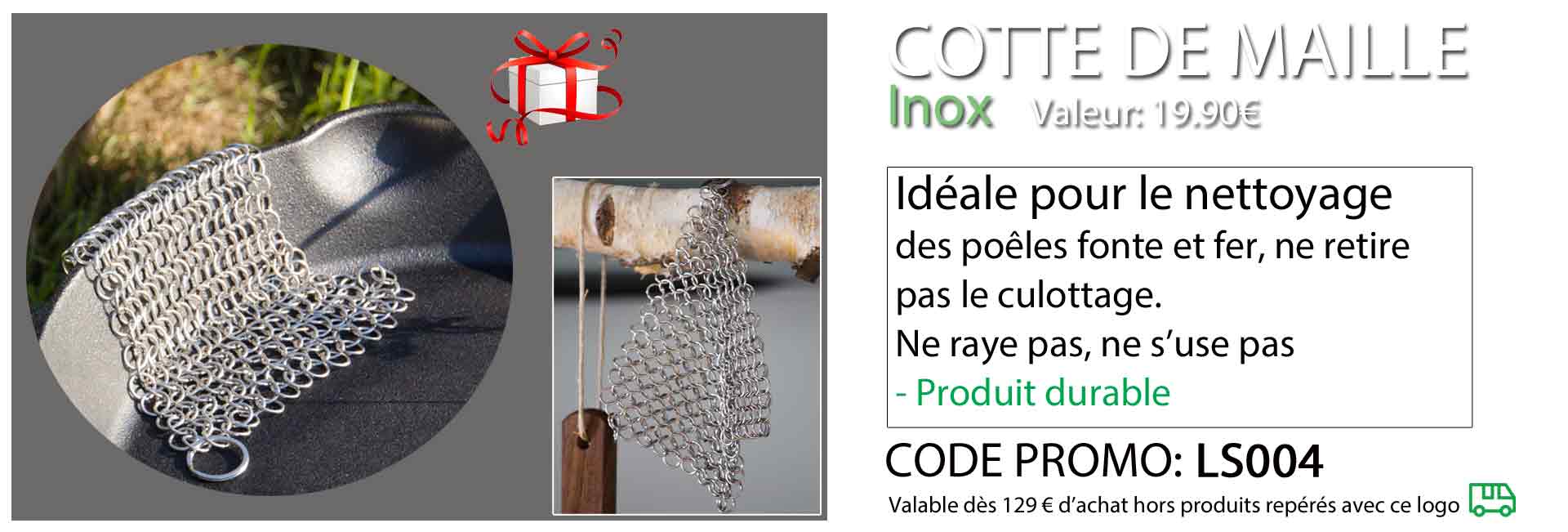 Cotte de maille inox