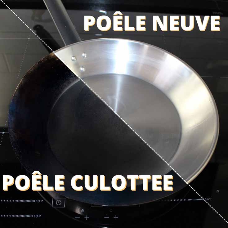 Ma poêle fer est brûlée? Nettoyage profond et culottage