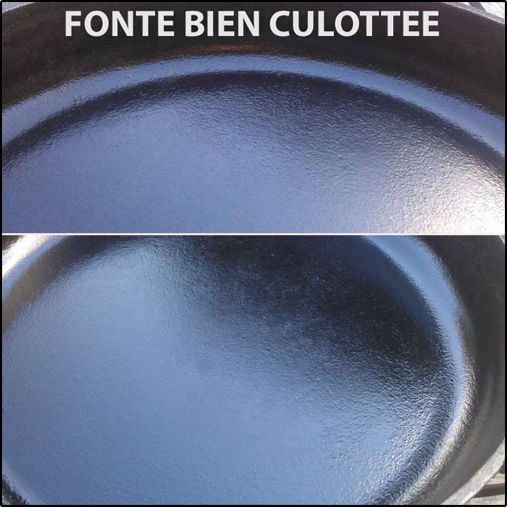 Fonte culottée naturellement